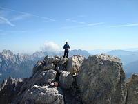 On the top of Sass d'Ortiga, 2011