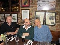 With Demetris Koutsoyiannis and Harry Lins in Dublin, 2014