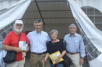 With Heinz Steinkotter, Anna Lauwaert and John Porter, 2010