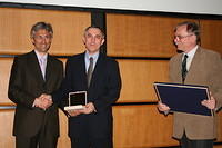 Darcy Medal Ceremony 2011: with Jan Szolgay (medallist) and Gabor Balint (citationist)